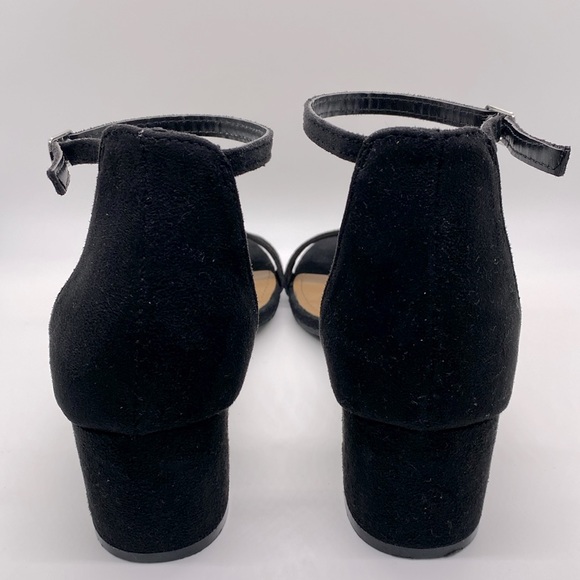 Cushionaire Memory Foam Heels Sandals Shoes Black - Picture 5 of 6